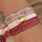 Ibiza elastiekjes Boho feather